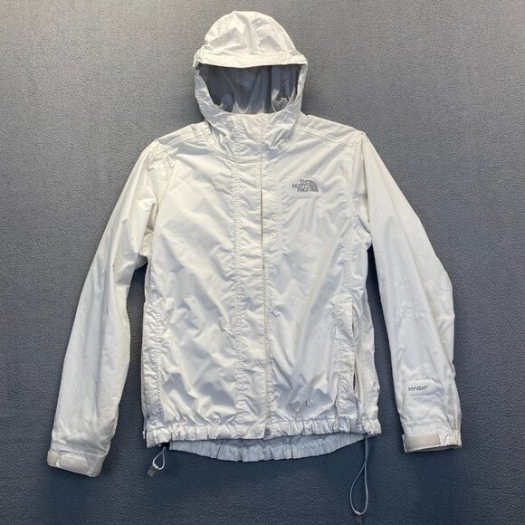 The North Face Hyvent Jacket white women's size medium water proof hiking - Picture 1 of 16